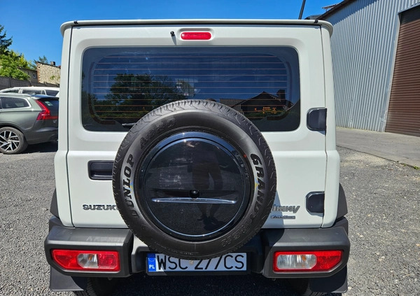 Suzuki Jimny cena 129150 przebieg: 25200, rok produkcji 2022 z Częstochowa małe 67